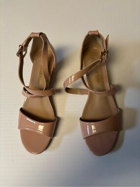 Dream Pairs Blush Patent Strappy Sandals